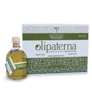 Caja frasca 250 ml aceite de oliva virgen extra Olipaterna